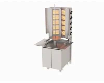 Atalay ADG-12DS Döner Ocağı 12 Gözlü Sabit Duvara Monte Döner Ocağı