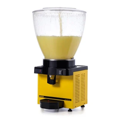 Samixir 40 L Panoramik Fıskiyeli Soğuk İçecek Dispenser Dijital Sarı