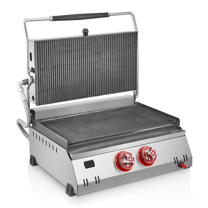 SilverInox 2131-A 20 Dilim Gazlı LPG CE Belgeli Tost Makinesi