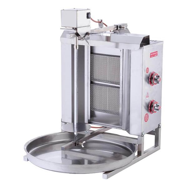 SilverInox 2164-U2 2 Radyanlı Üstten Motorlu Gazlı ve Lpgli Döner Ocağı