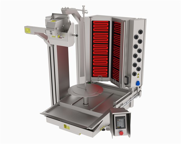 Atalay ADR-10E-GK Döner Robotu 10 Gözlü Elektrikli Geniş Kesim