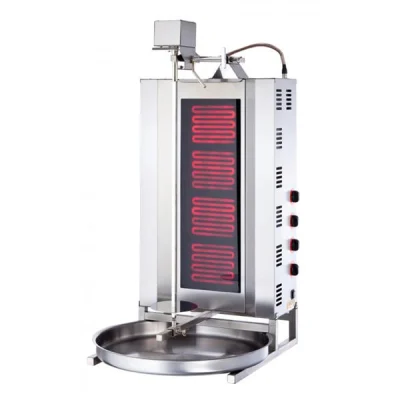 SilverInox ED-04 4 Radyanlı Üstten Motorlu Elektrikli Döner Ocağı