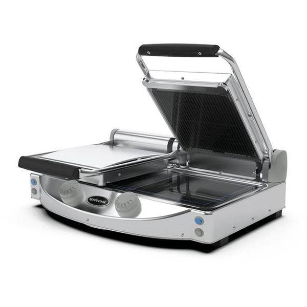 Spidocook SP 020 PR Tek Taraf Nervürlü Elektrikli Seramik Camlı Izgara & Tost Makinesi