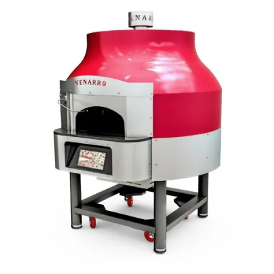 Venarro Maestro DYK-07 Döner Tabanlı Gazlı Pizza Fırını Kırmızı