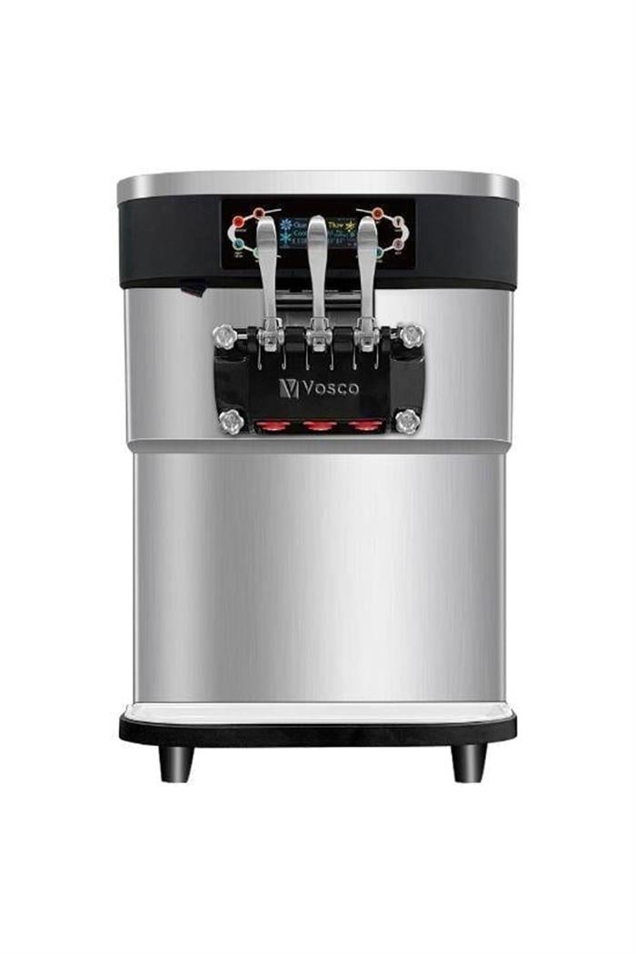 VOSCO VSC-32T Pro Soft Dondurma Makinesi Set Üstü (Üç Kollu)