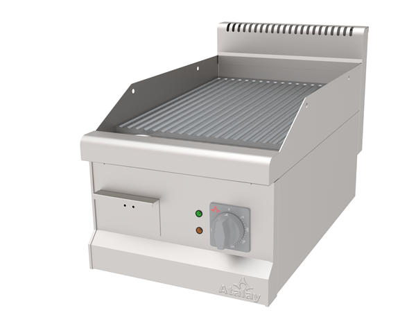 Atalay AEI-470-N Elektrikli Pleyt Izgara Oluklu Yüzey 40x70x30