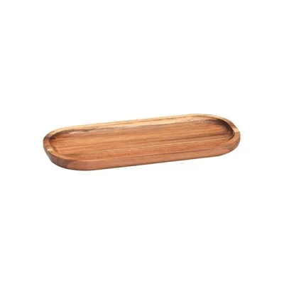Zicco Al-70 Bambu Ahşap Teşhir Tabak 29x14 Cm