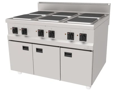 Atalay AEO-1290 Elektrikli Ocak 6 Plateli Alt Dolaplı 120x90x85