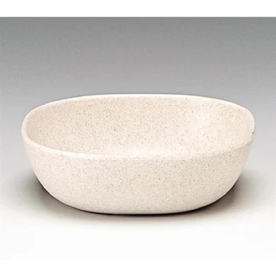 Zicco Sw 18040 Renkli Yuvarlak Bambu Çerezlik Beyaz 9,5x9,5 Cm