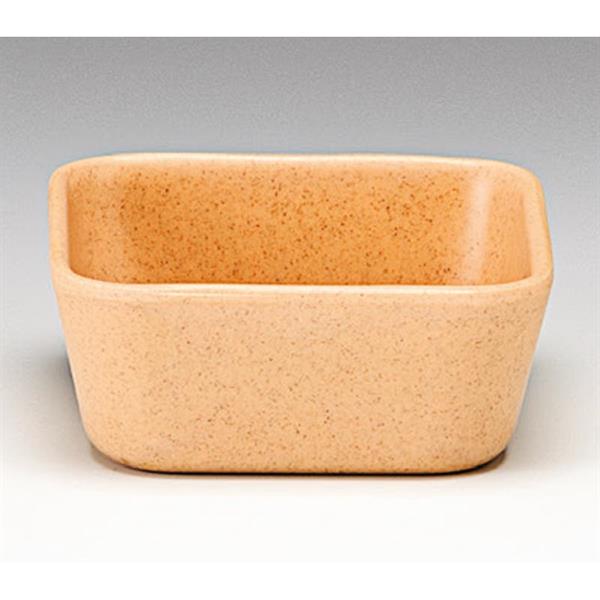 Zicco Tw 17030 Renkli Köşeli Bambu Çerezlik Turuncu 7,5x7,5 Cm