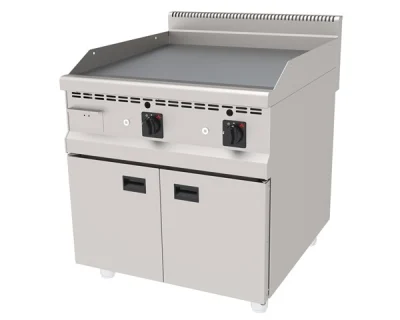 Atalay AGI-890-CR Gazlı Düz Pleyt Izgara Ce Belgeli Alt Dolaplı 80x90x85