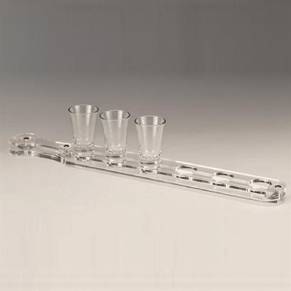 Zicco Zcp 295 6 Lı Akrilik Standlı Shot Servis Standı 52x5,5 Cm