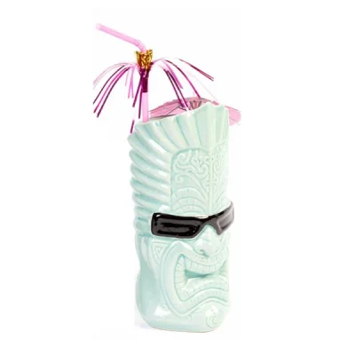 Biradlı Grv-20210 Ceramıc Tiki Mug 9x20 cm 440 Cc