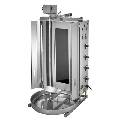 Gast SD24 4 lü Oval Camlı Elektrikli Üstten Motorlu Döner Ocağı