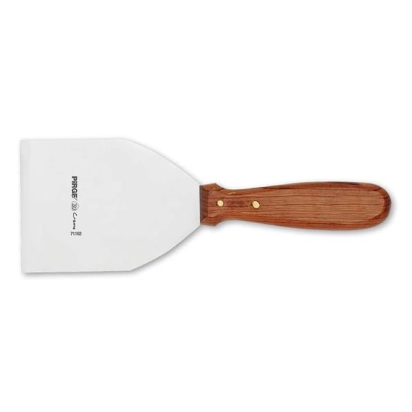 Pirge 71162 Creme Spatula No. 2 Ahşap Sap 11,5 cm