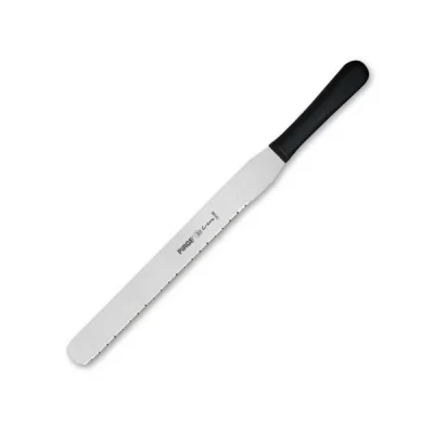 Pirge 71474-B Creme Pasta Bıçağı Dişli Geniş 30 cm