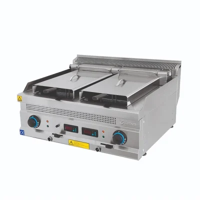 Turhan Çelik TC.7FED800 80'lik Çiftli Elektrikli Dijital Fritöz 800x700x300