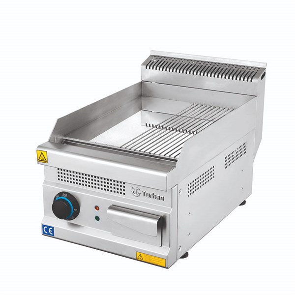 Turhan Çelik TC.7IEK400 40'lık Krom Elektrikli Izgara Krom 400x700x300