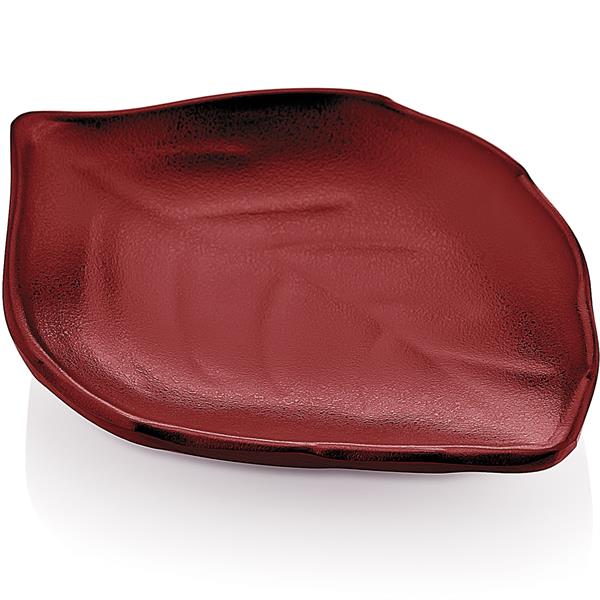 Biradlı Brd-14027 Açık Büfe Sunum Yaprak Minimal 11,4X8,6X2 Cm Kırmızı