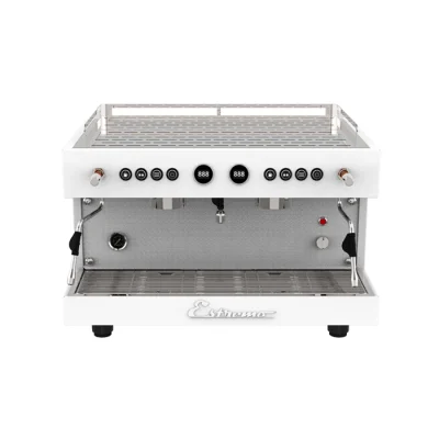 VOSCO EST-300 Çift Gruplu Pro Espresso Makinesi Beyaz